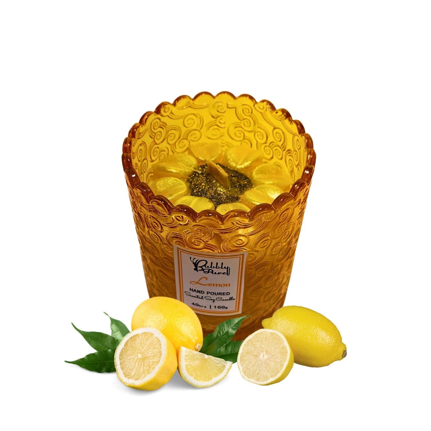 Designer Glass Soy Candles