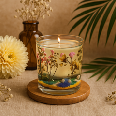 Petal Glow Jar Candle