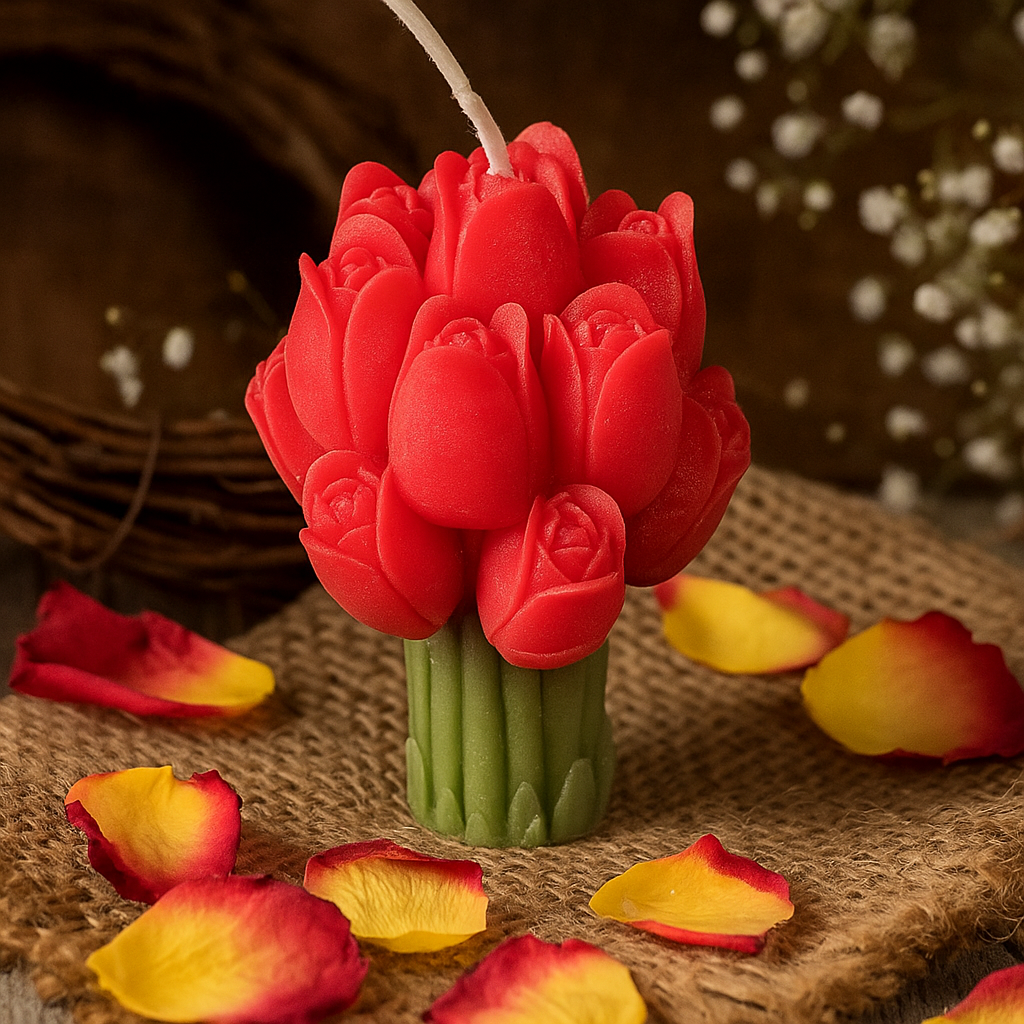 vegan Flower Bunch Soy Candle