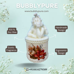 handcrafted Soy Angel Candle India