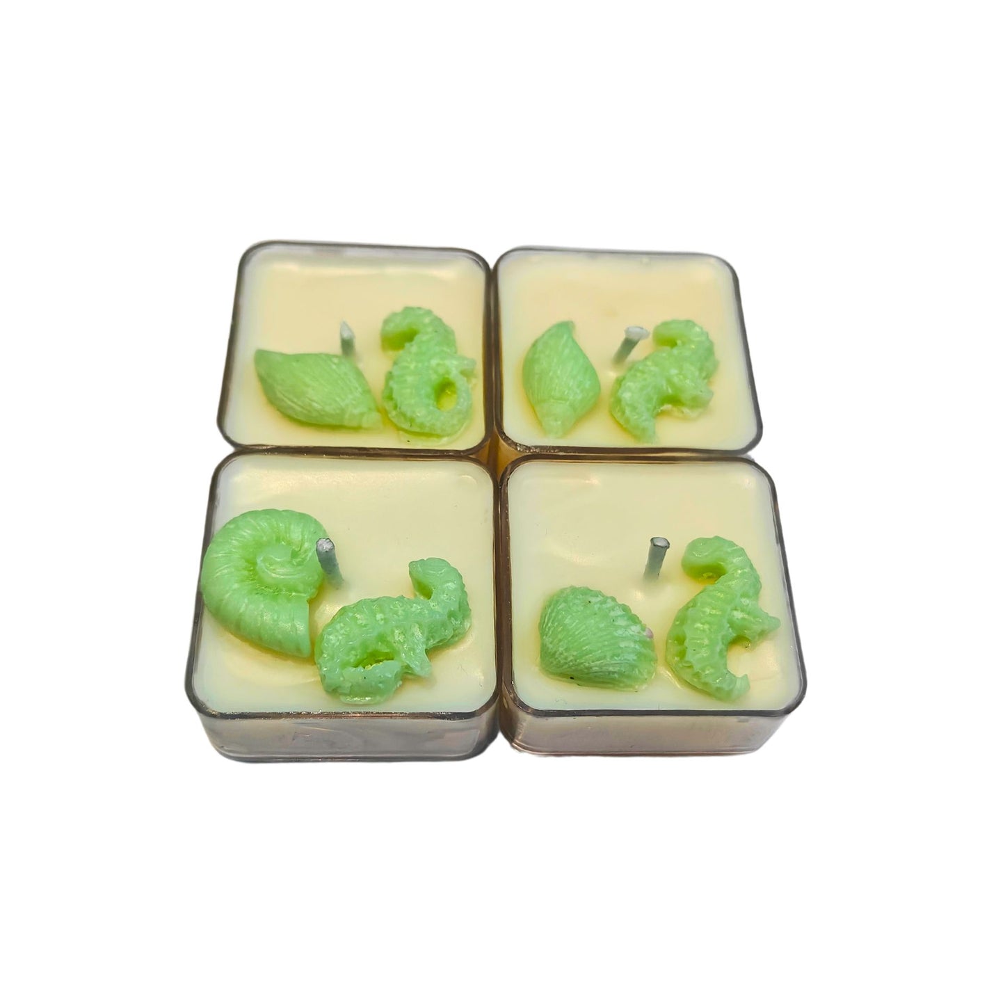 Designer Soy Wax Tea Candles Set of 4