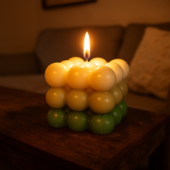 soy large bubble candle