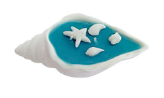 eco friendly Ceramic Sea Shell Candle