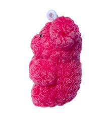 side view Soy Teddy Candle