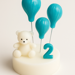 eco friendly soy teddy birthday candle