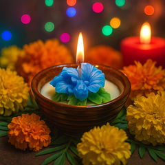 Ceramic Diya Candles – Set of 2