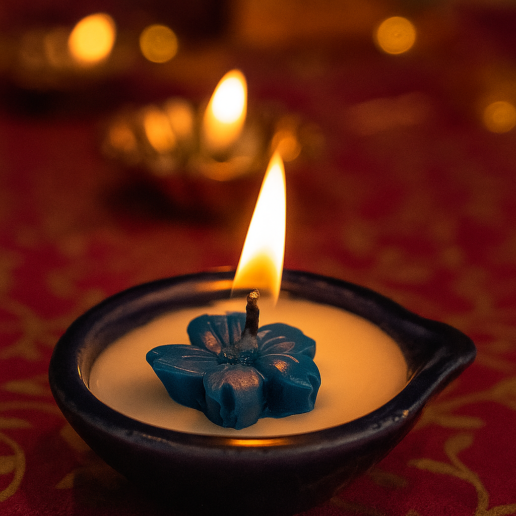 Ceramic Diya Candles – Set of 2