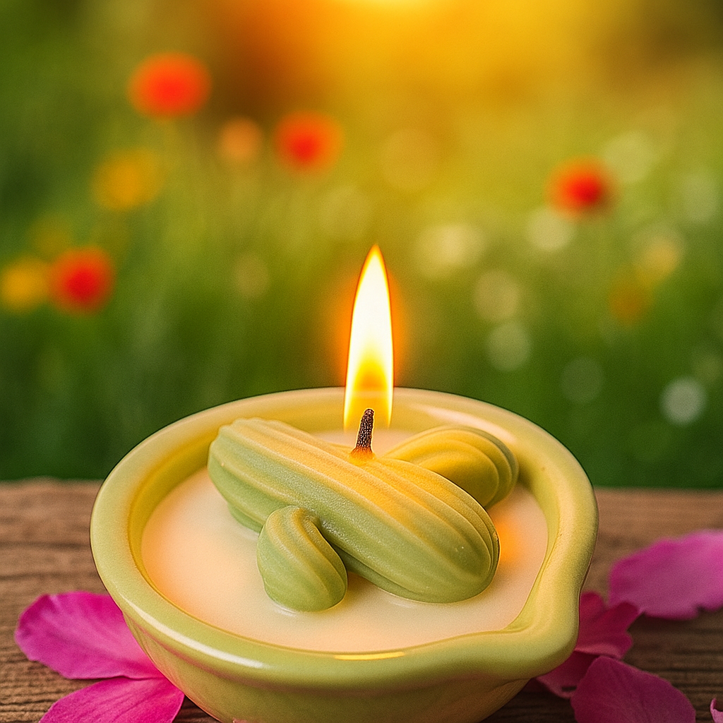 Ceramic Diya Candles – Set of 2