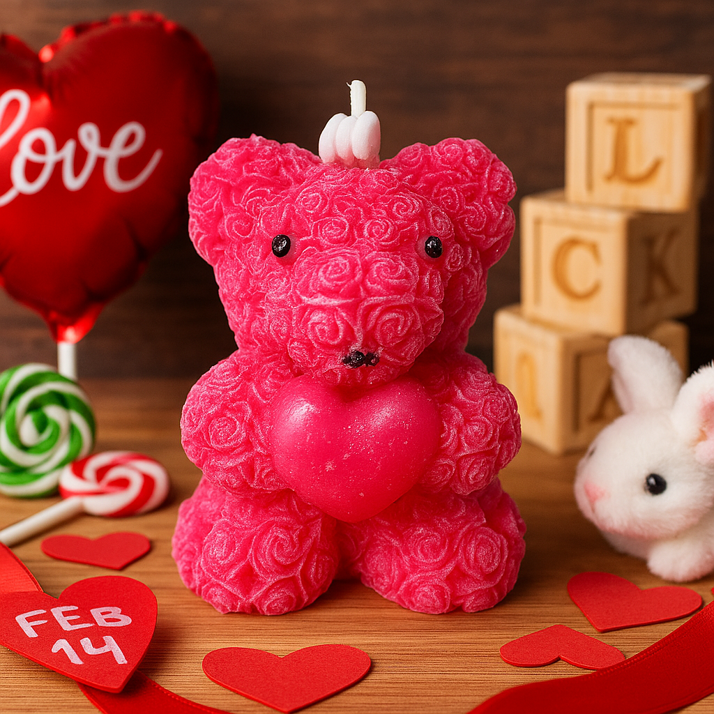 Soy Teddy Candle