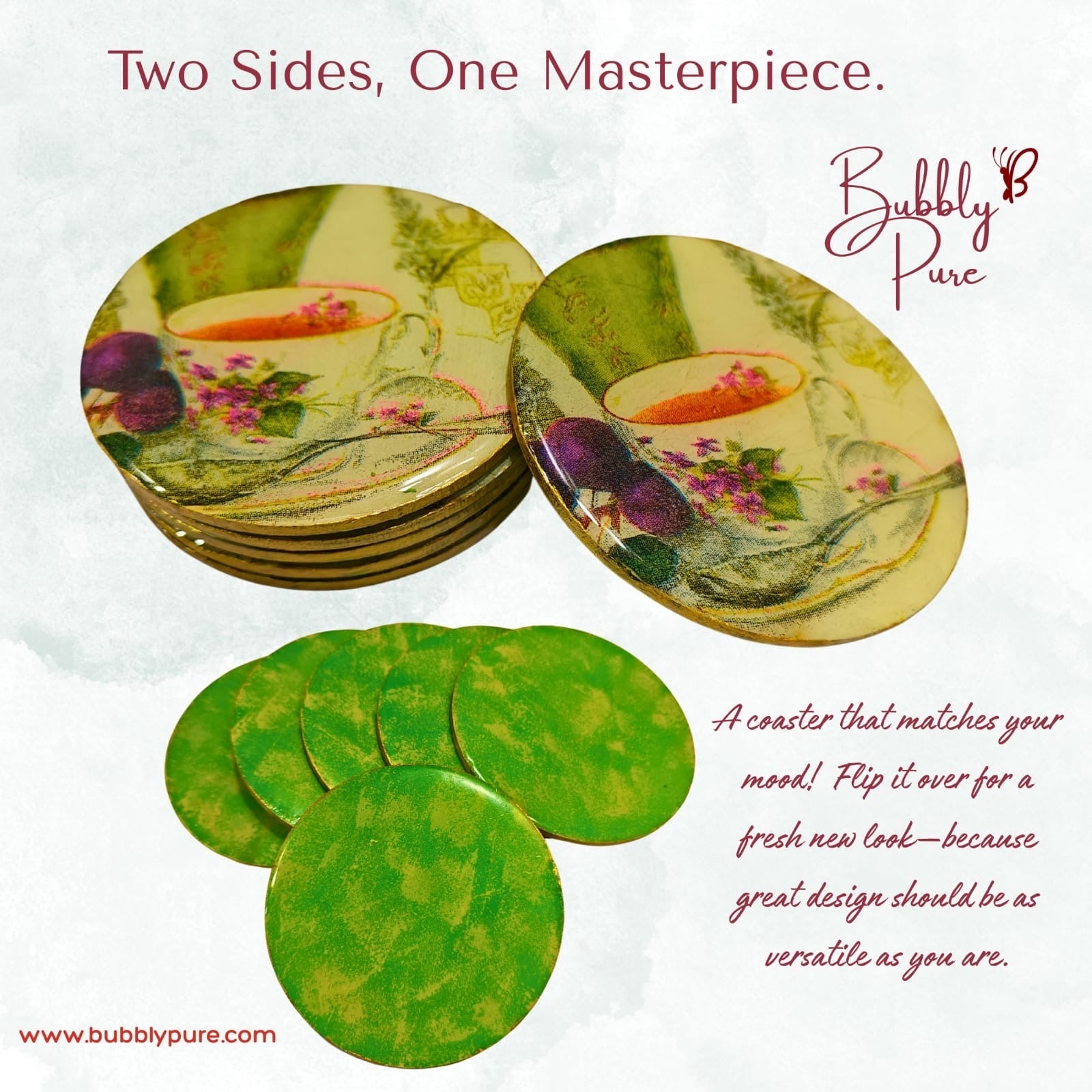 Art Flip Coasters