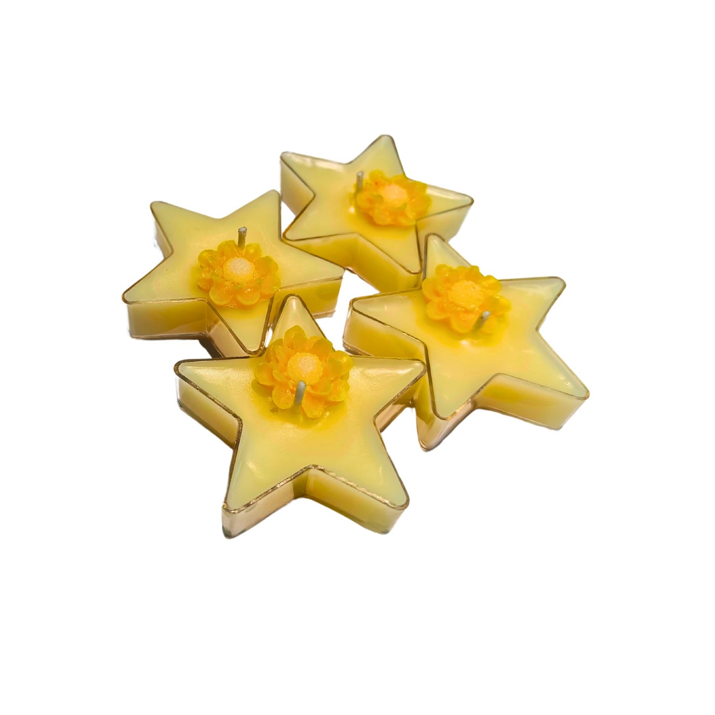 Designer Soy Wax Tea Candles Set of 4