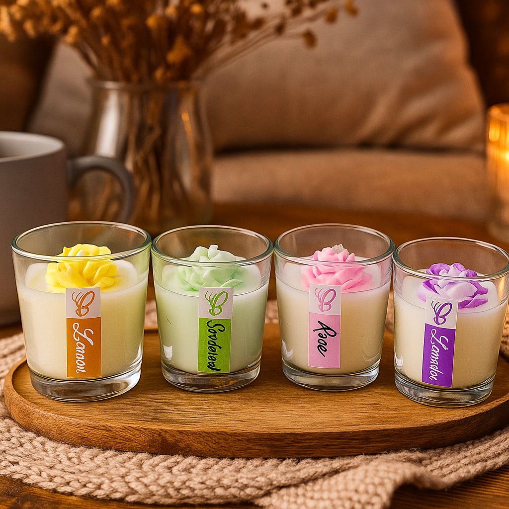 scented Sweet Bloom Soy Candles