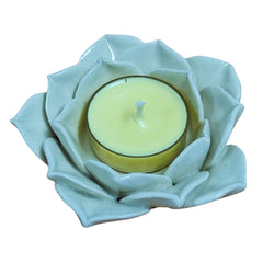vegan Ceramic Lotus Candle India 