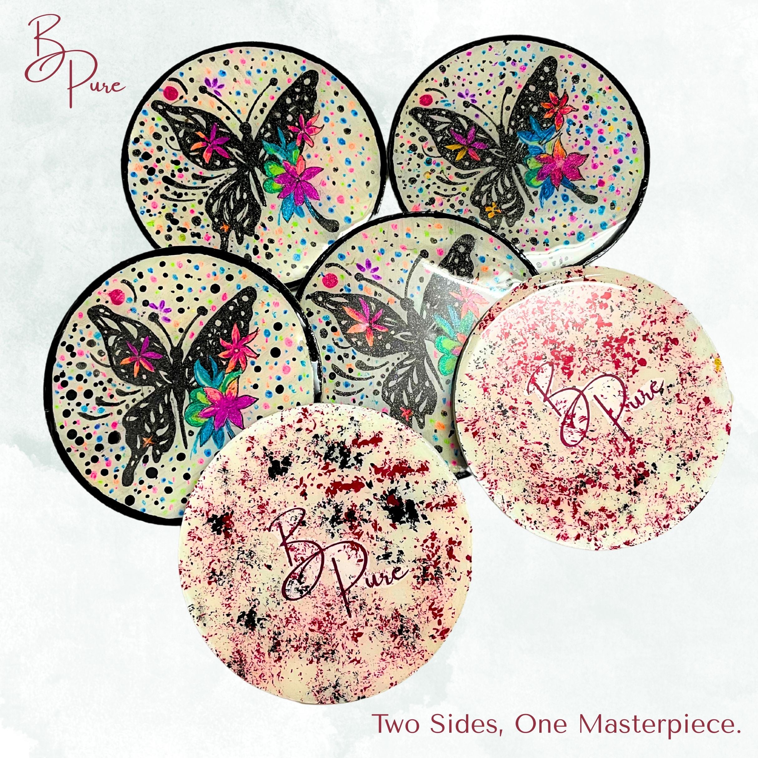 Art Flip Coasters