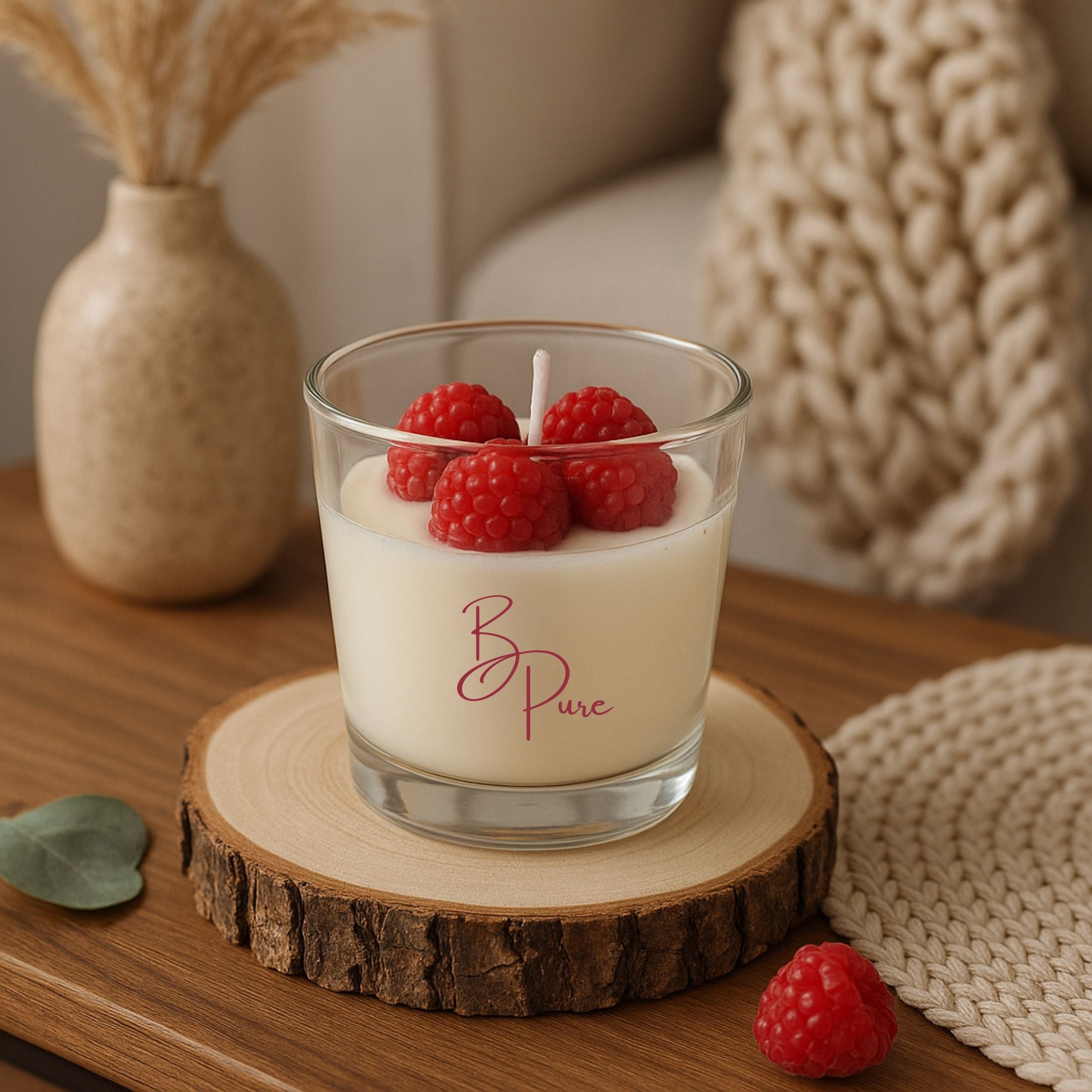 front view of candleberry Sweet Bloom Soy Candles