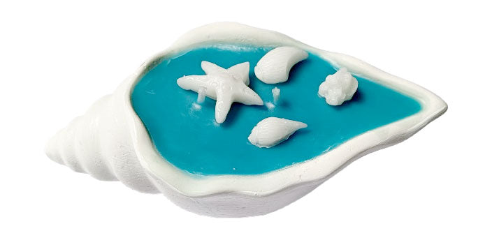 Ceramic Sea Shell Candle by b pure 