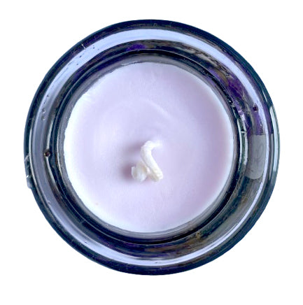 top view of Petal Glow Jar Candle India 