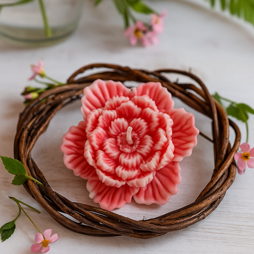 vegan Season Bloom Soy Candles -flower